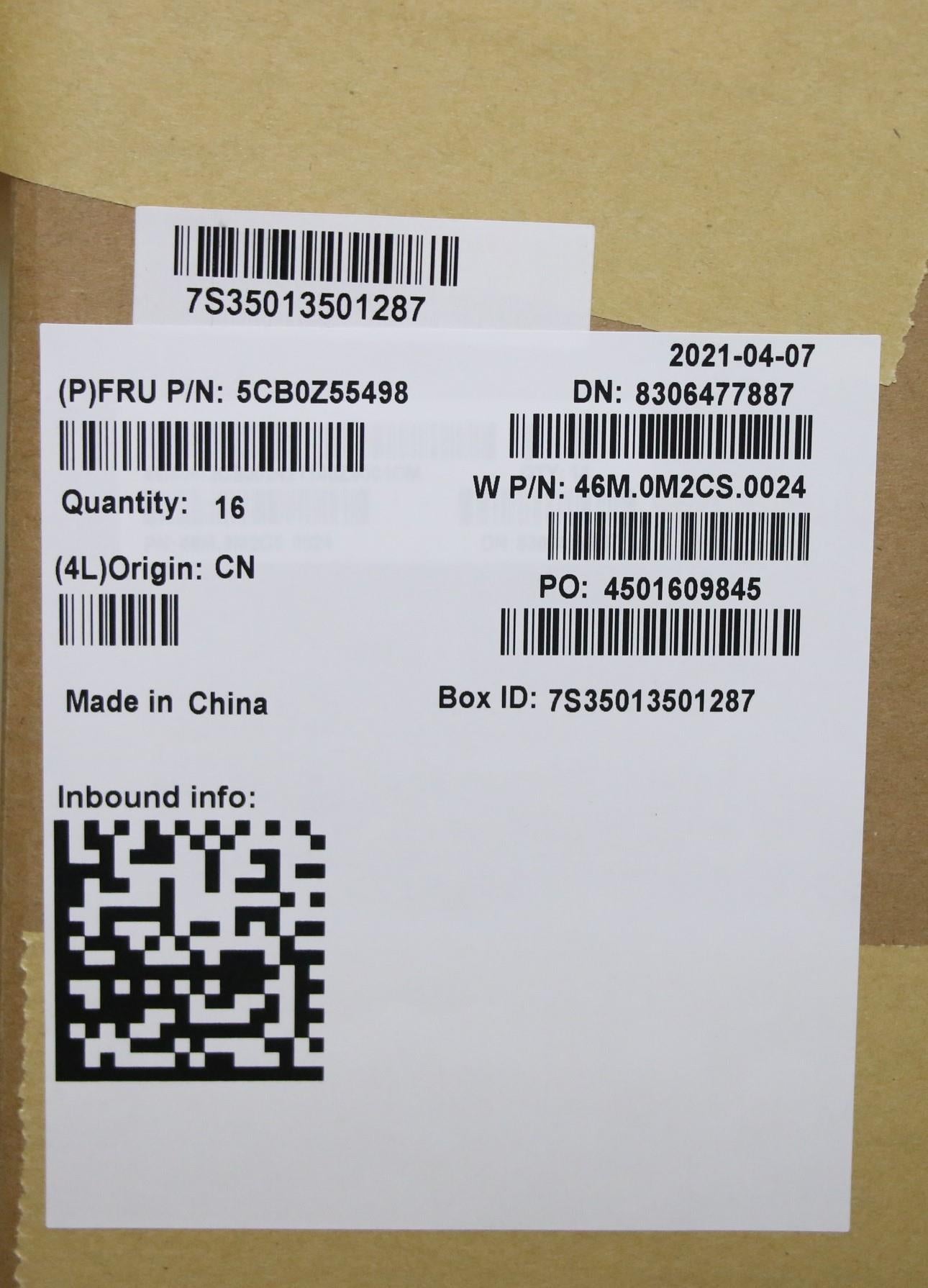 Lenovo Cover Upper Case Asm_Ru W 82Gw - 5CB0Z55498