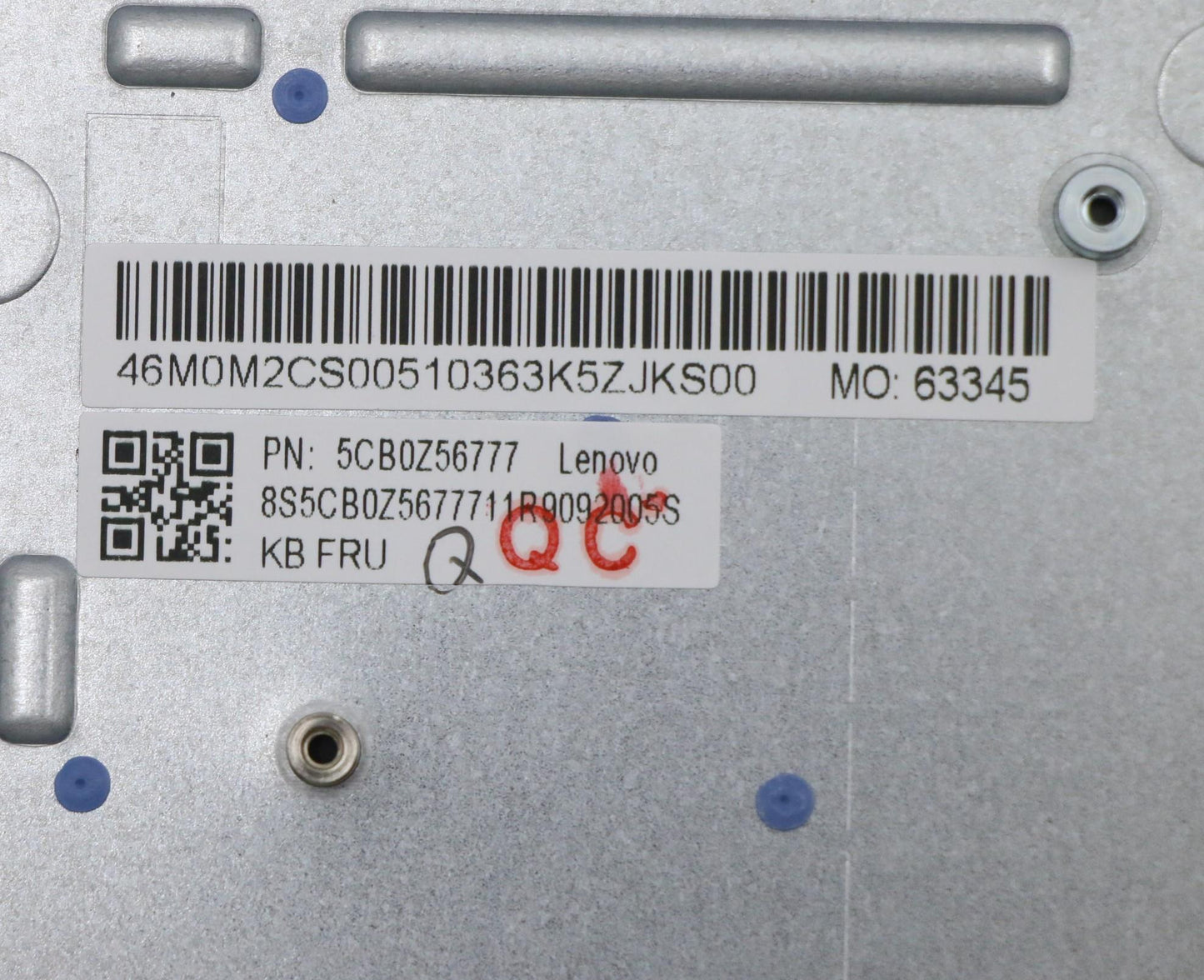 Lenovo Cover Upper Case Asm_Gr W 82Gw - 5CB0Z56777