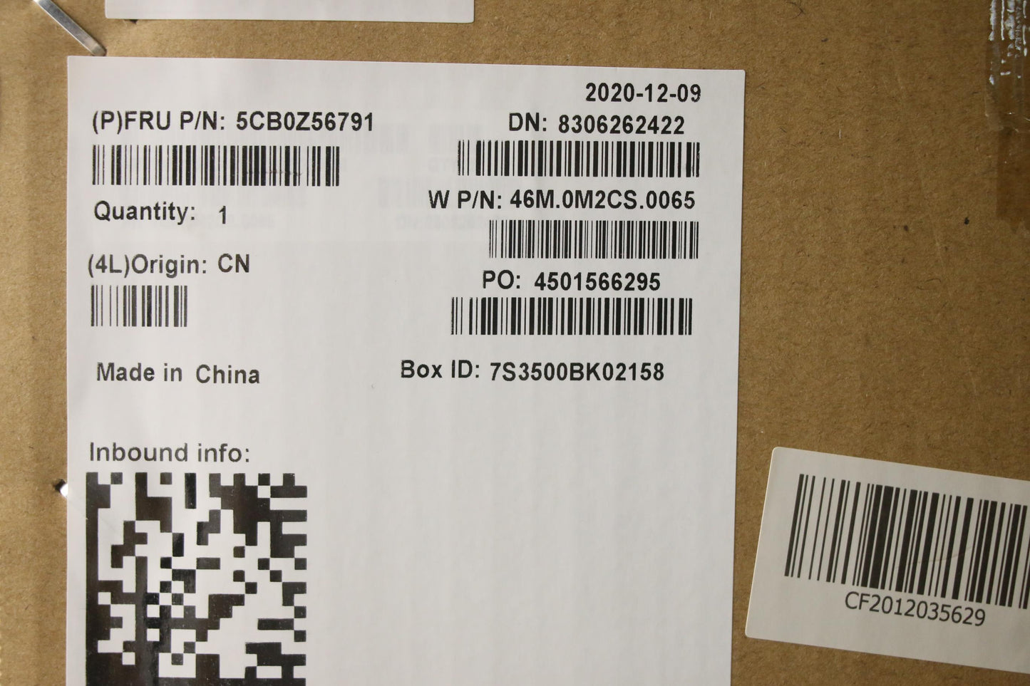 Lenovo Cover Upper Case Asm_Cz-Sk W 8 - 5CB0Z56791