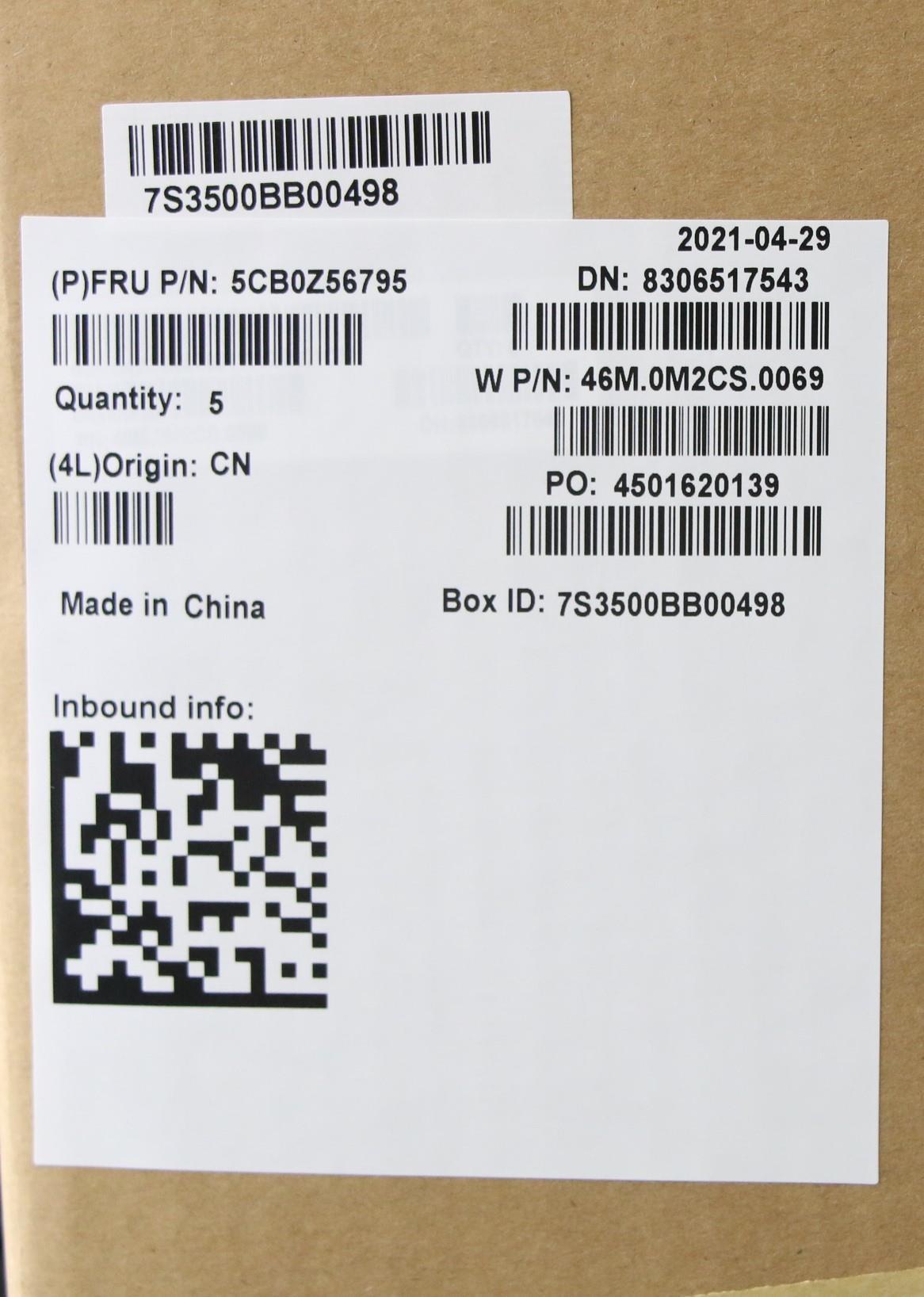 Lenovo Cover Upper Case Asm_Ar-E W 82 - 5CB0Z56795