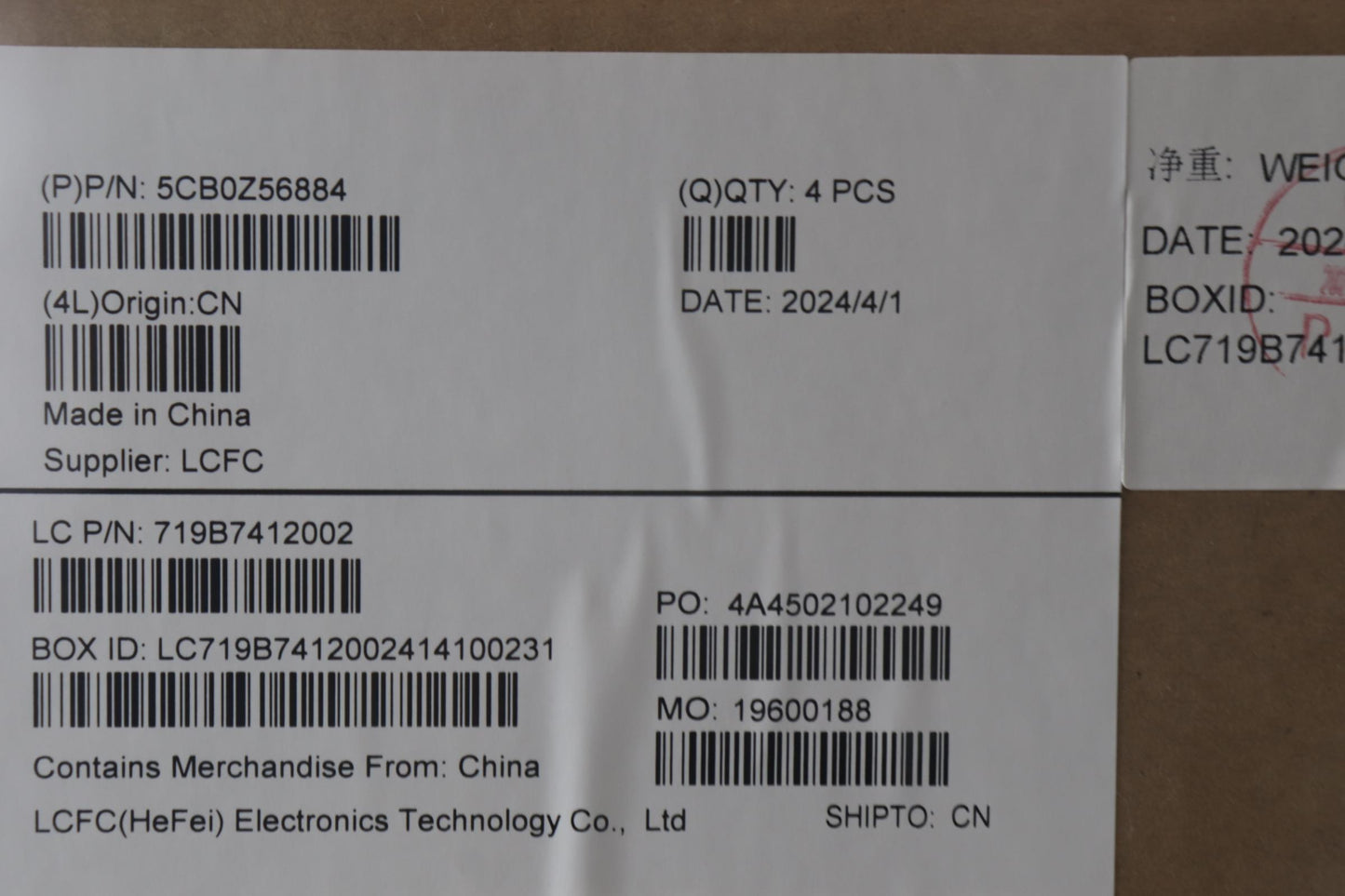 Lenovo Cover Lcd Cover L81Wb Bk Nt 1M - 5CB0Z56884