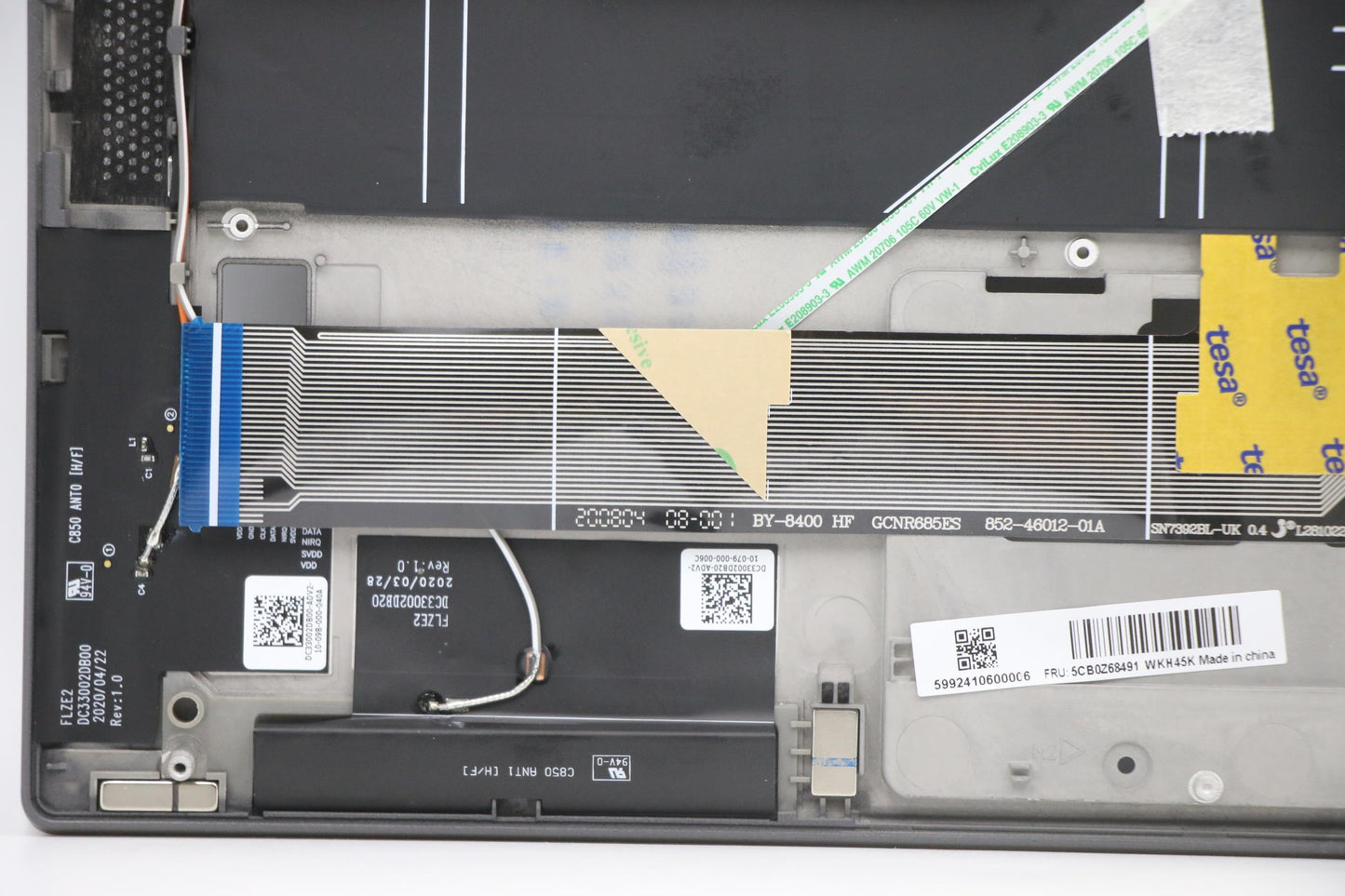 Lenovo Cover Upper C 81Xe Blkb_Sw - 5CB0Z68491