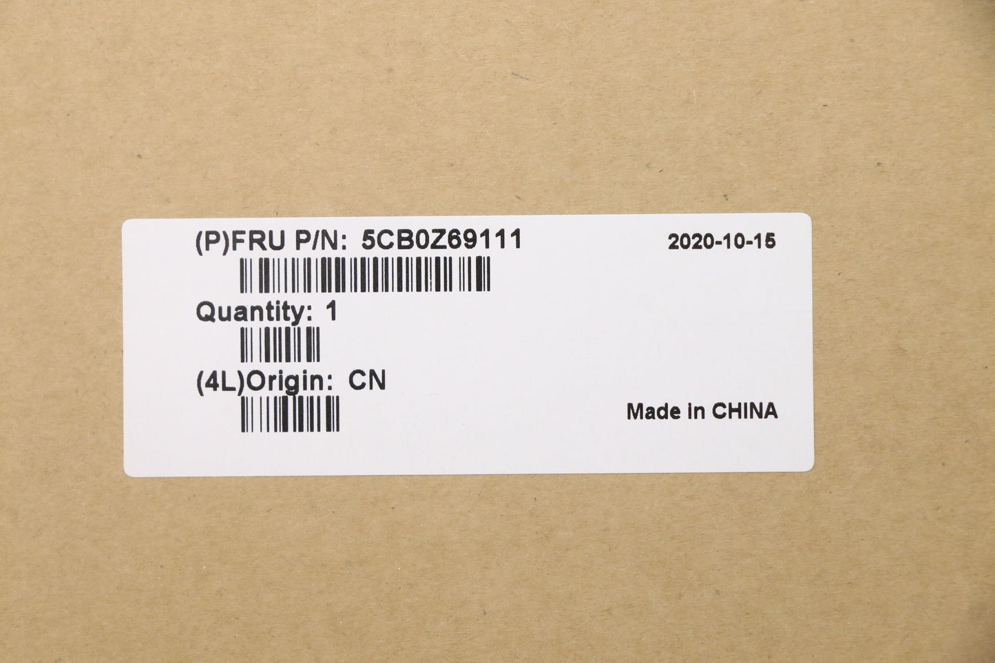Lenovo Cover Fru P15_D_Cover_N19P_Sub - 5CB0Z69111
