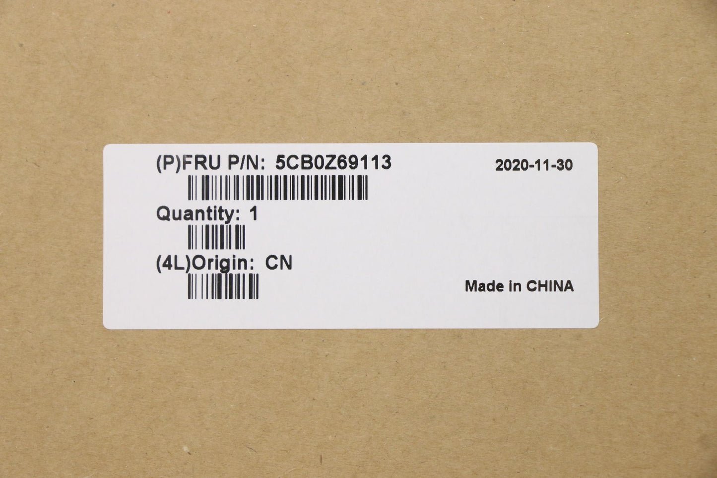 Lenovo Cover Fru P15_D_Cover_N19E_Sub - 5CB0Z69113