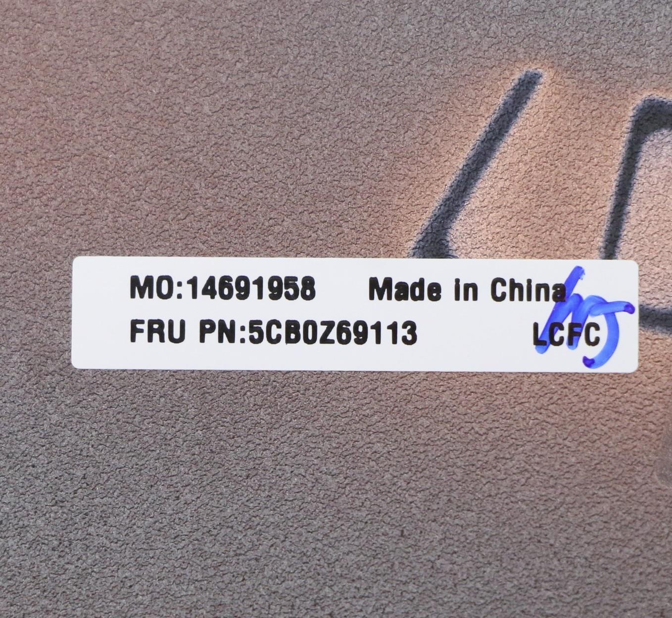 Lenovo Cover Fru P15_D_Cover_N19E_Sub - 5CB0Z69113