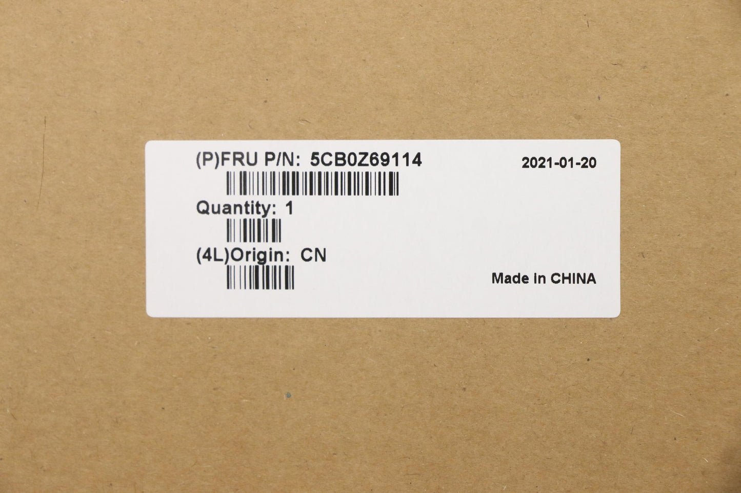 Lenovo Cover Fru P15_Dcov_N19E_Dum_Si - 5CB0Z69114