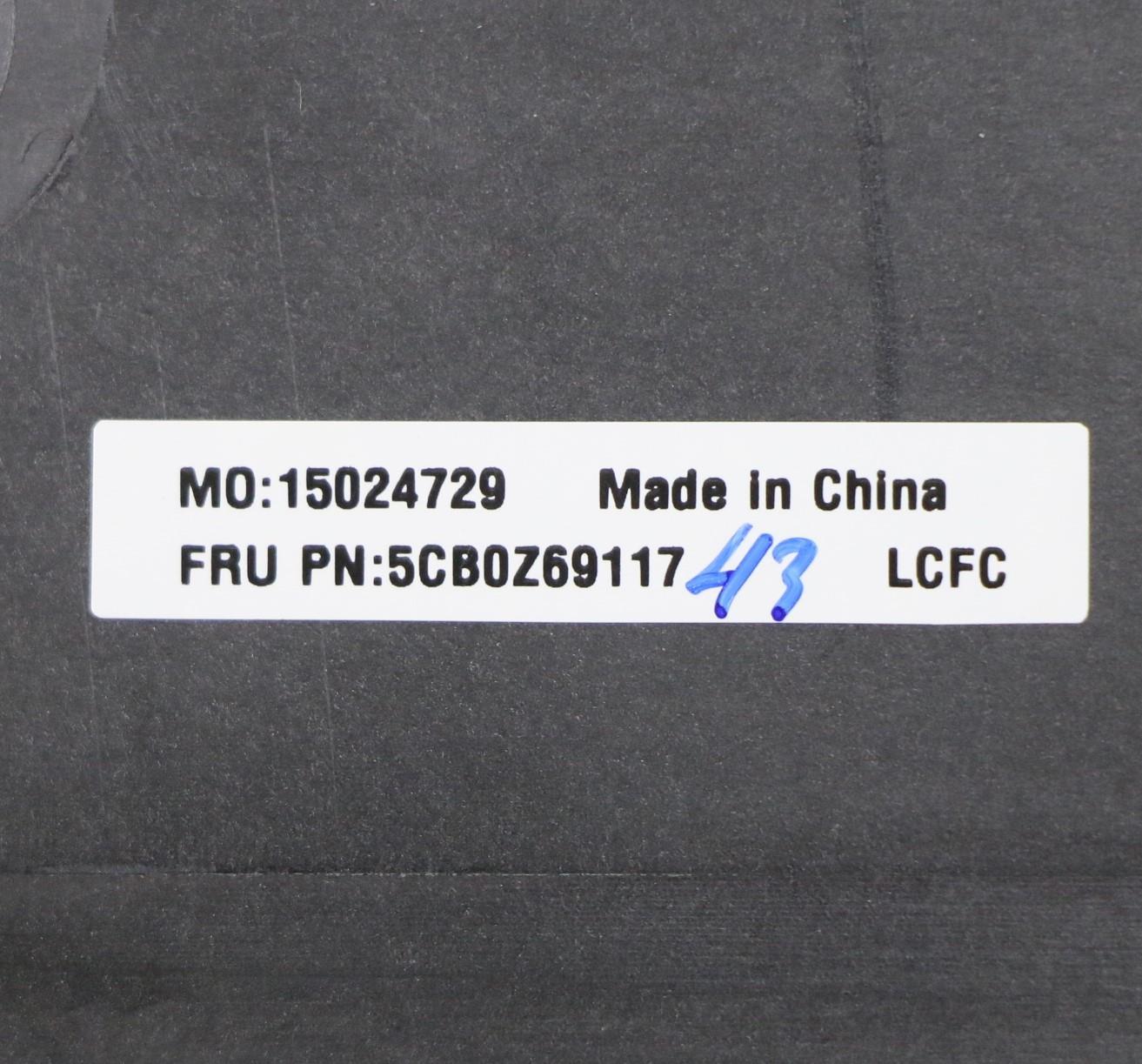 Lenovo Cover Fru P15 A_Cover_Nc_Sub_A - 5CB0Z69117