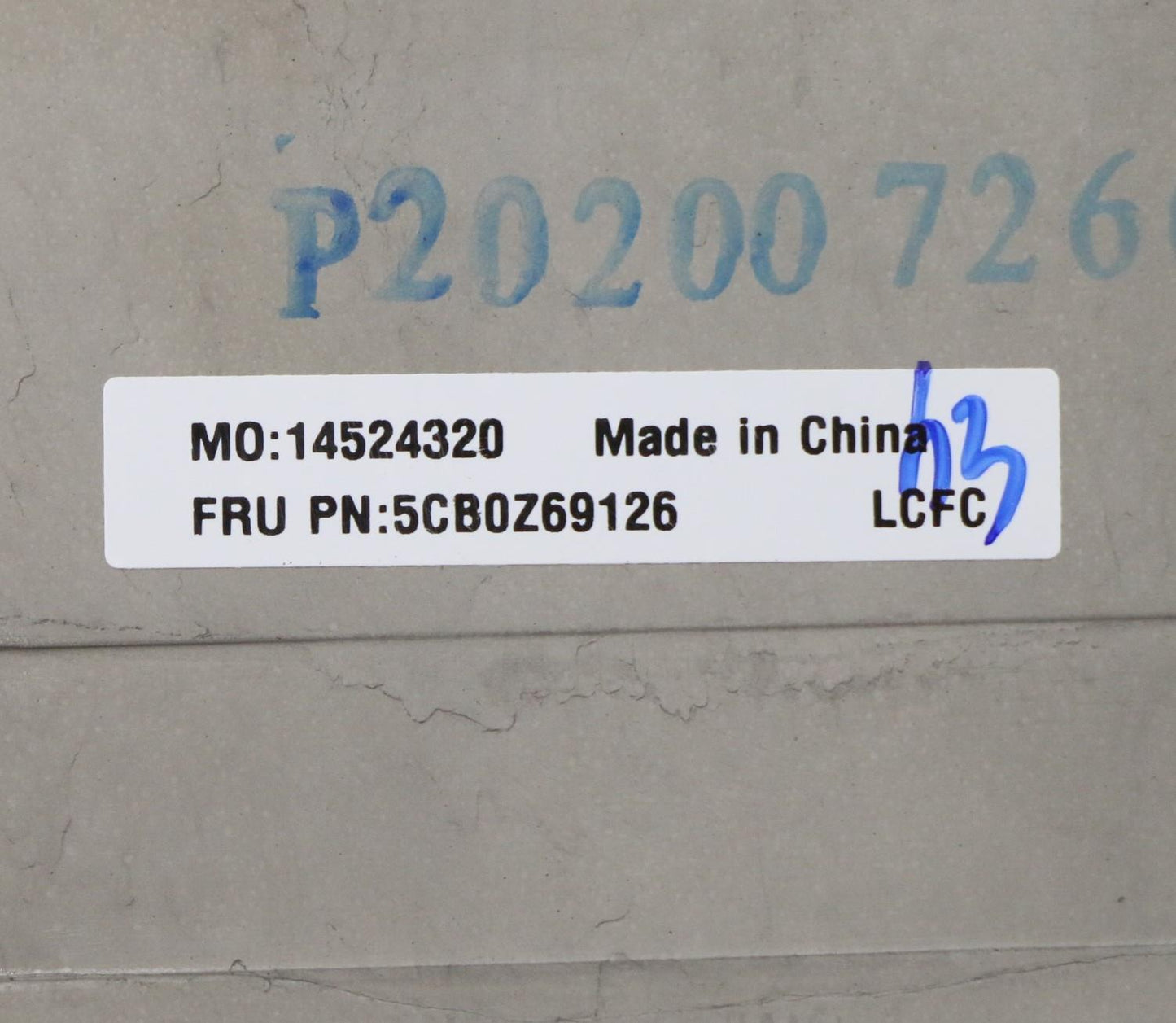 Lenovo - COVER, P15_C_FRAME_SUB_ASSY - 5CB0Z69126