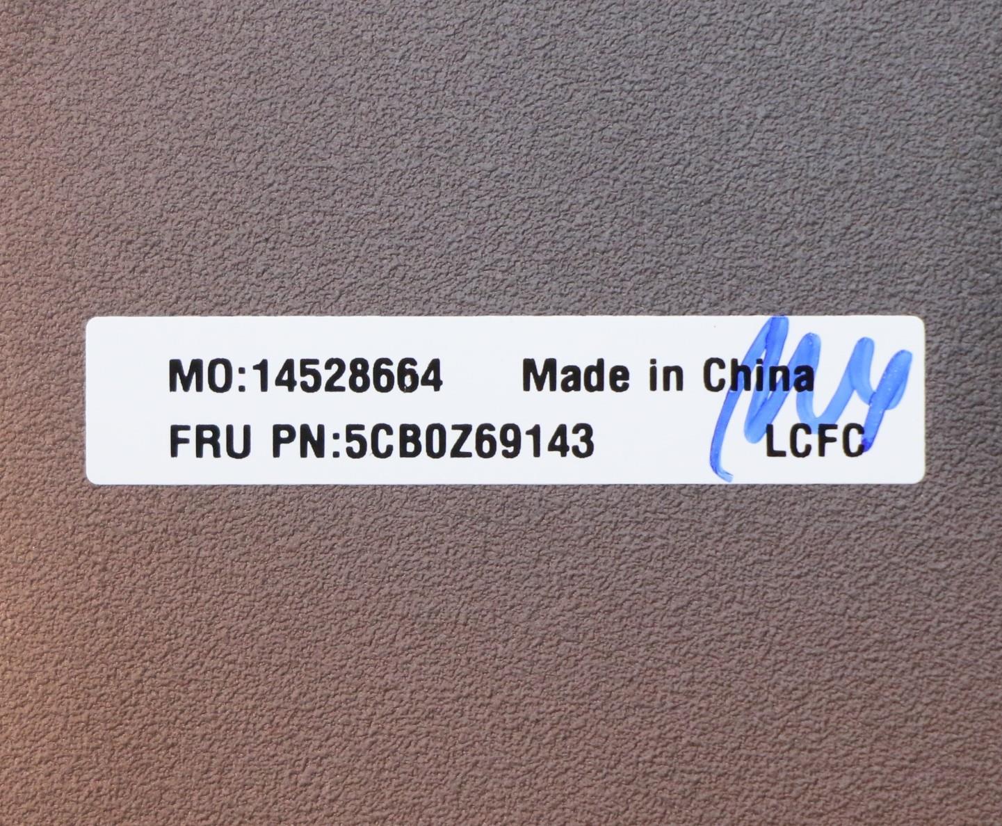Lenovo Cover Fru D_Cover_Assy - 5CB0Z69143