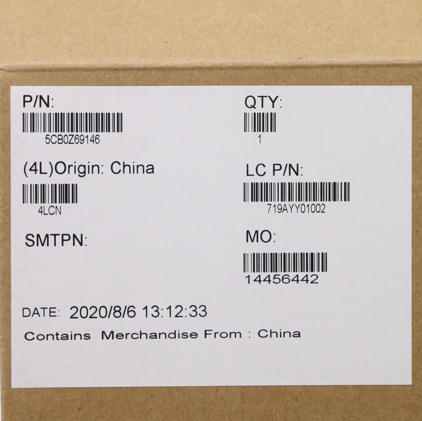 Lenovo Cover Fru Cover A_Cover_Assy_B - 5CB0Z69146