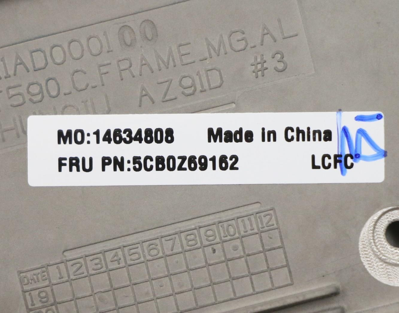 Lenovo Cover Fru Gt5A1_C_Cov_Sub_Assy - 5CB0Z69162