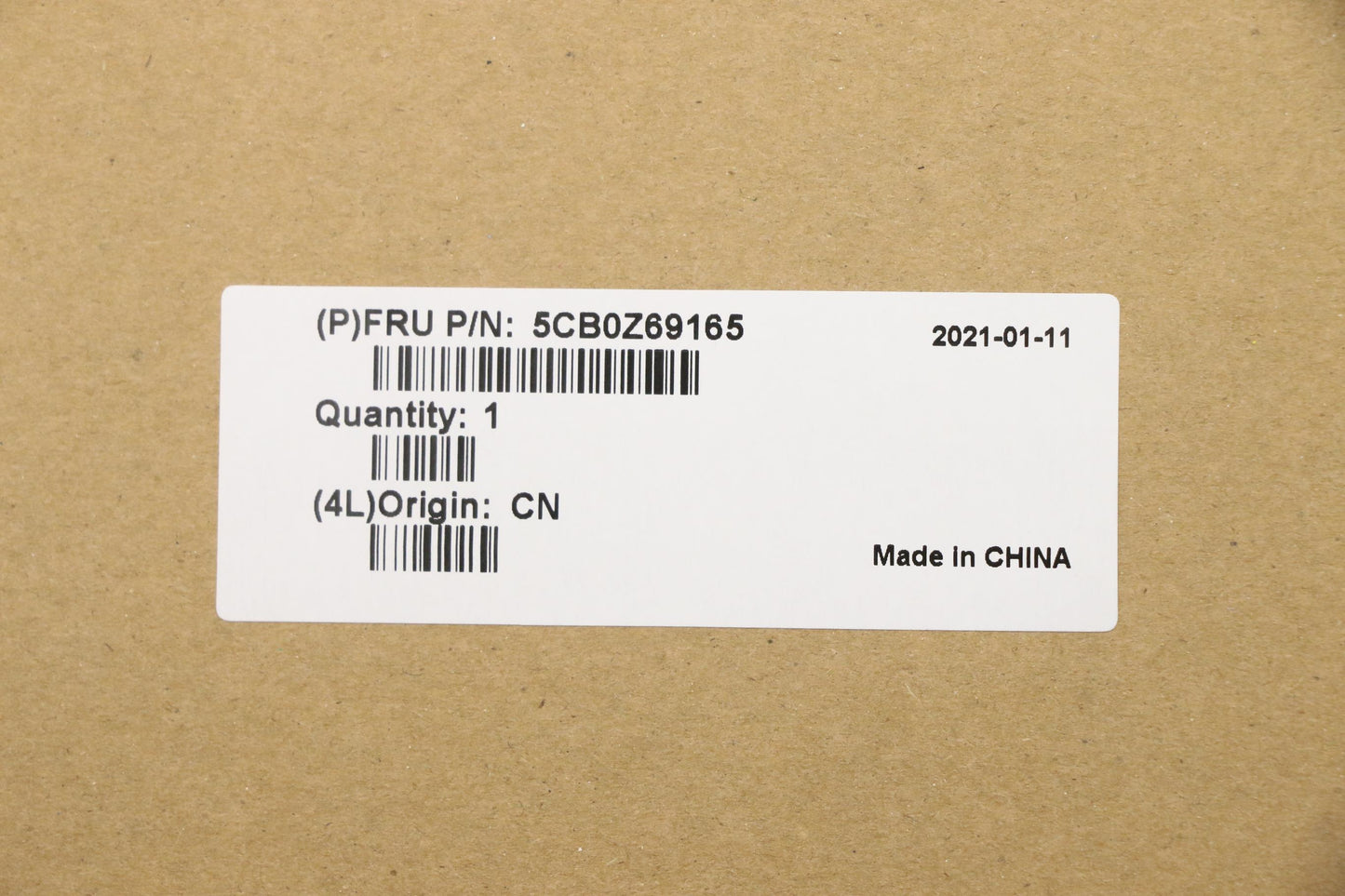 Lenovo LCD A Cover with IR Sub Assembly - 5CB0Z69165