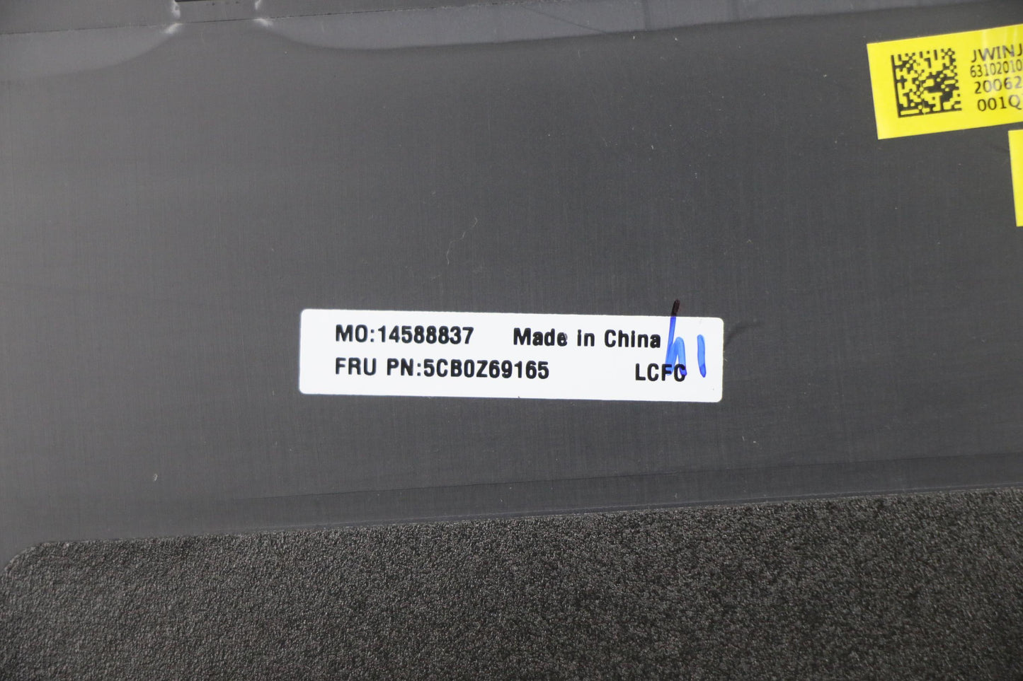 Lenovo LCD A Cover with IR Sub Assembly - 5CB0Z69165