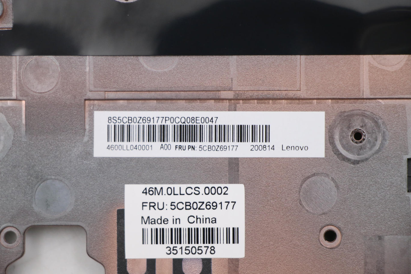 Lenovo Cover Fru Upper Case Y-Fpr Sr - 5CB0Z69177