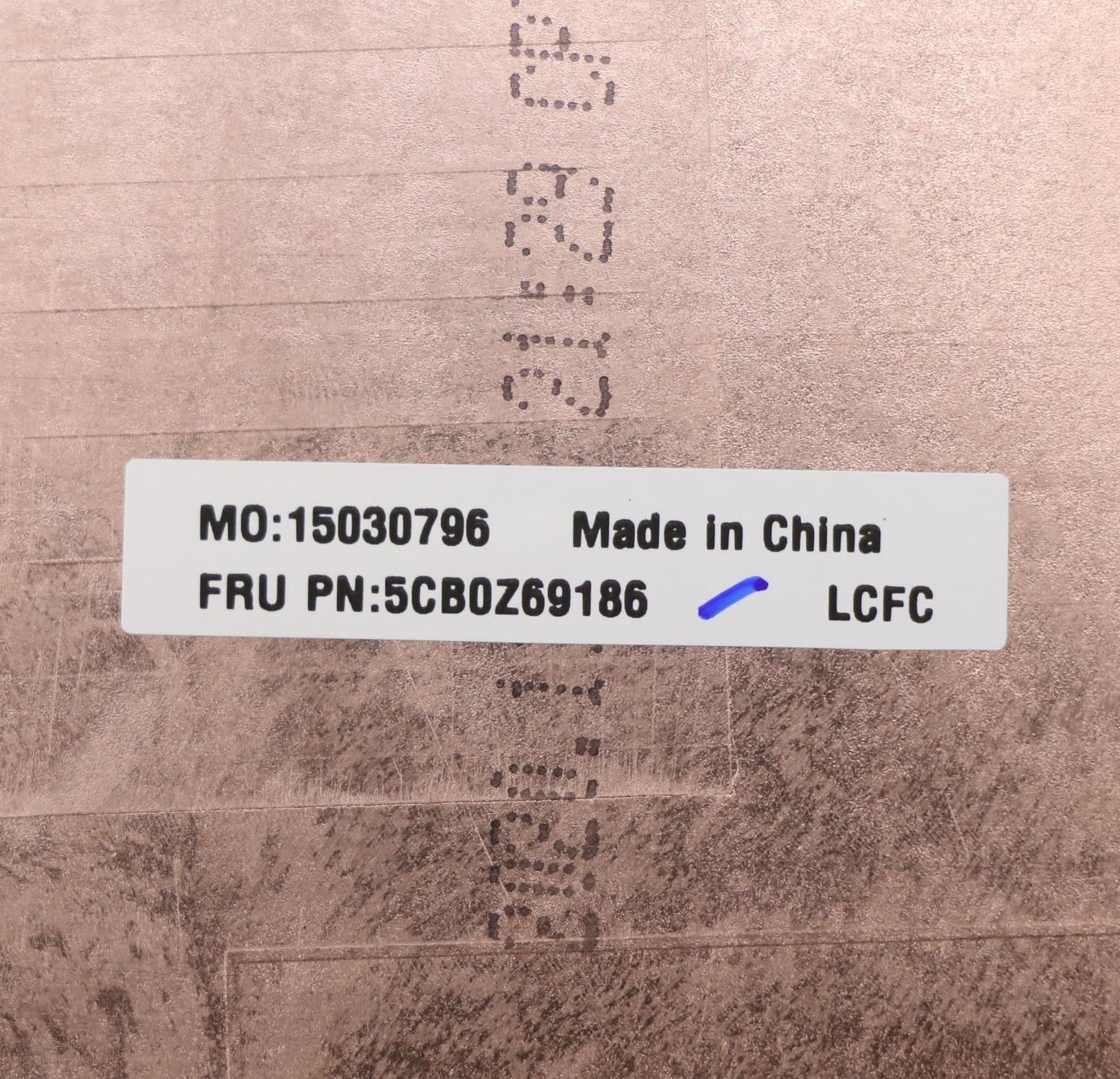 Lenovo Cover Fru Cover D_Cover_Sub_As - 5CB0Z69186