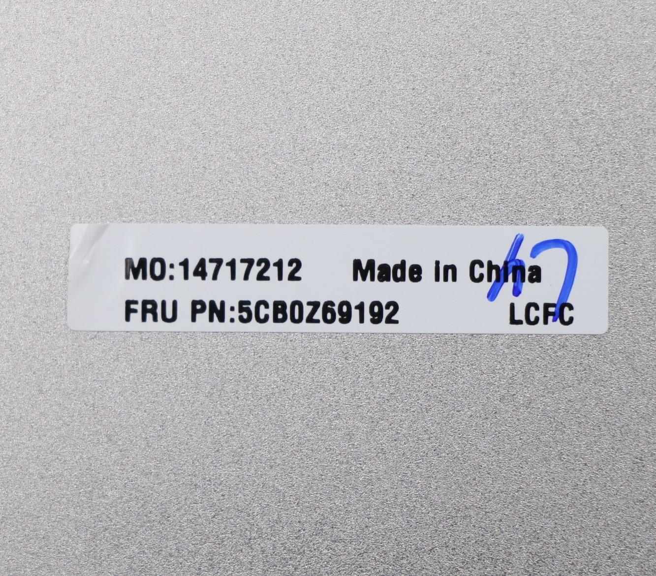 Lenovo Cover Fru D_Cover_Sub_Assy_Al_ - 5CB0Z69192