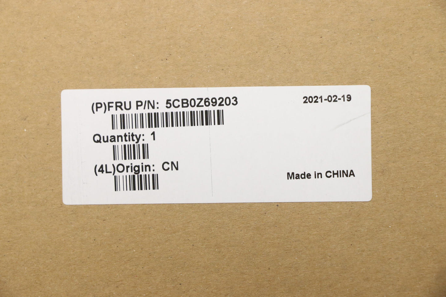 Lenovo Cover Fru A_Cover_Assy_Silver - 5CB0Z69203