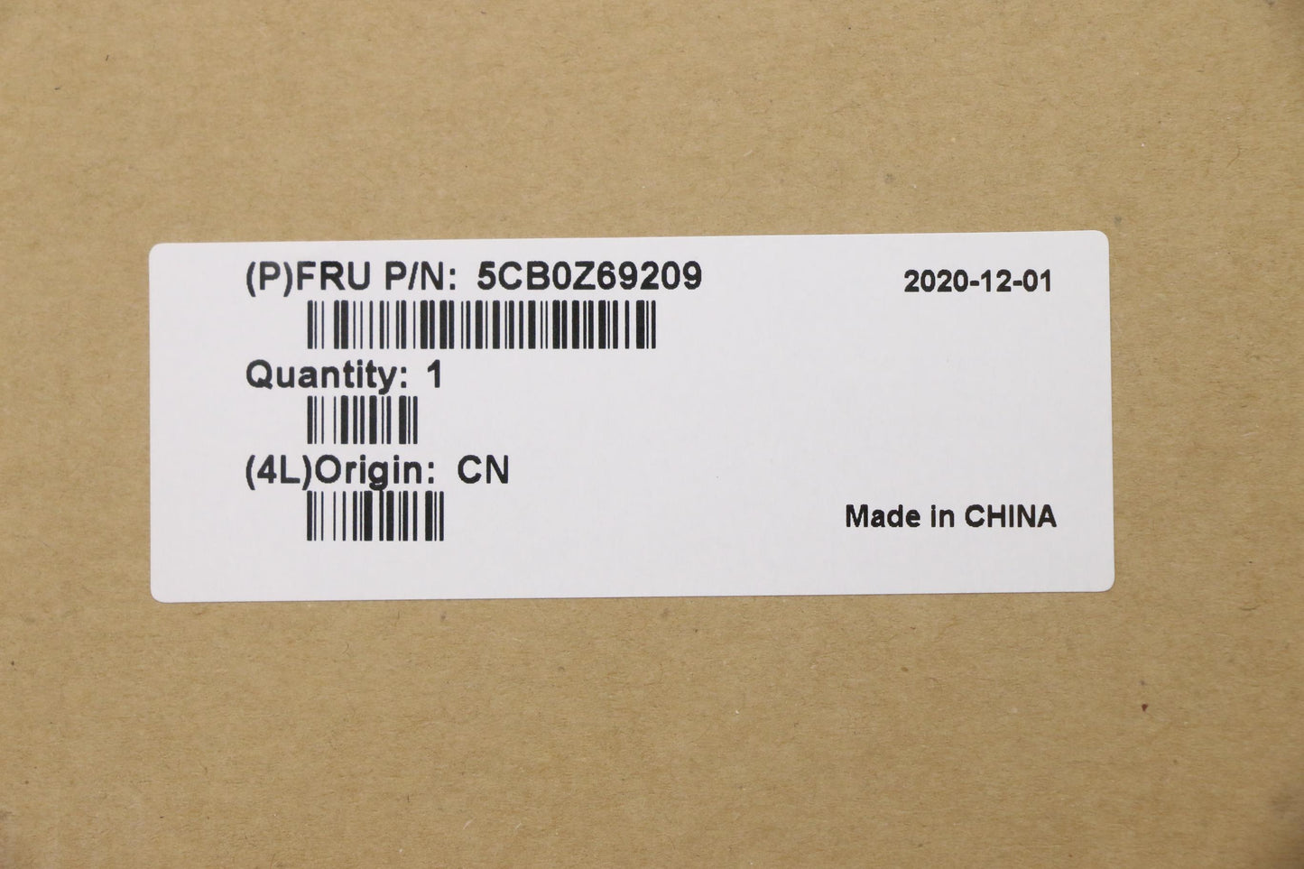 Lenovo Cover Fru A_Cover_Assy_Blk_2.6 - 5CB0Z69209