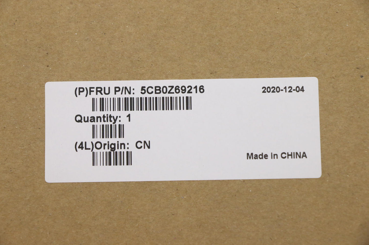 Lenovo Cover Fru Cover_Assy_Al_Bk_Dis - 5CB0Z69216