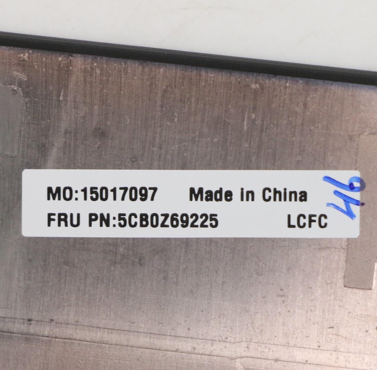 Lenovo C-Cover Assembly with Fingerprint Sensor and HDD Support - 5CB0Z69225