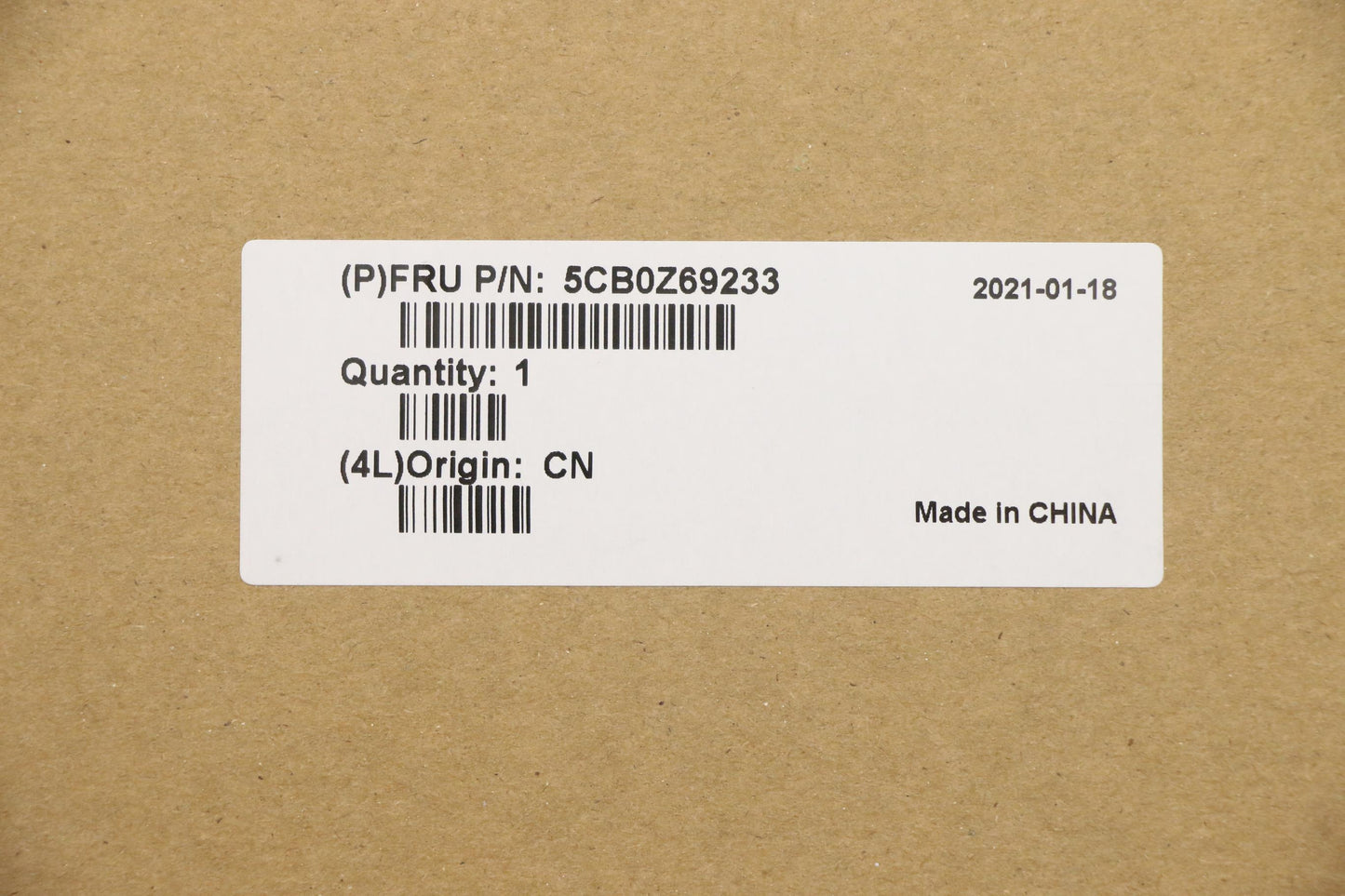 Lenovo C-Cover with Fingerprint Reader and SSD Assembly - 5CB0Z69233