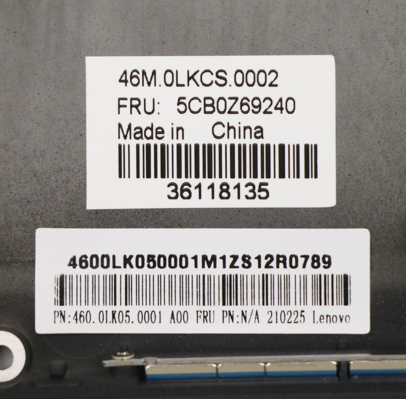 Lenovo Cover Rear Cover Wlan Nec Blac - 5CB0Z69240