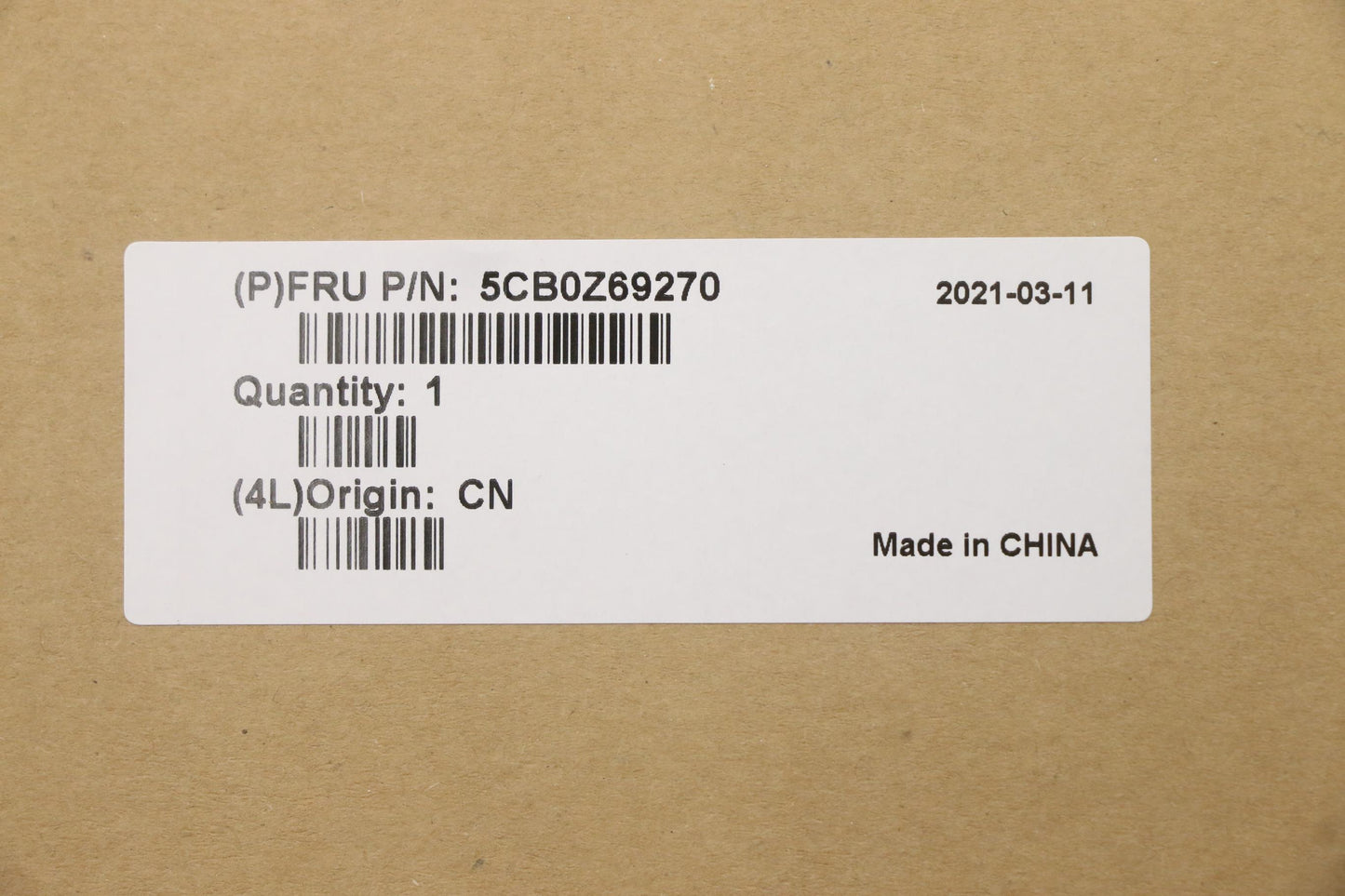 Lenovo Top Cover Assembly for T15 Gen 2, FHD - 5CB0Z69270