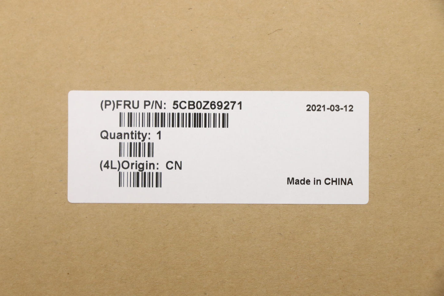 Lenovo Cover Fru T15G2_Acov_Gy_Al_Sub - 5CB0Z69271