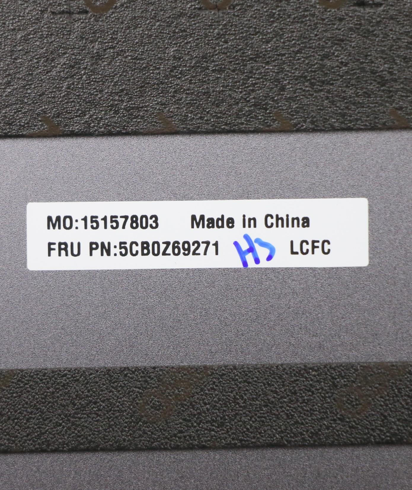 Lenovo Cover Fru T15G2_Acov_Gy_Al_Sub - 5CB0Z69271