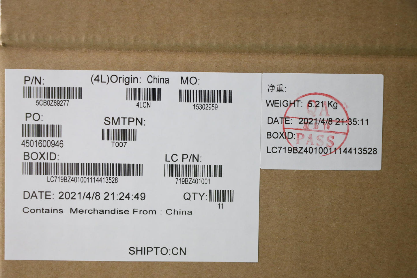 Lenovo T15G2 C-Cover Sub-Assembly without FPR - 5CB0Z69277