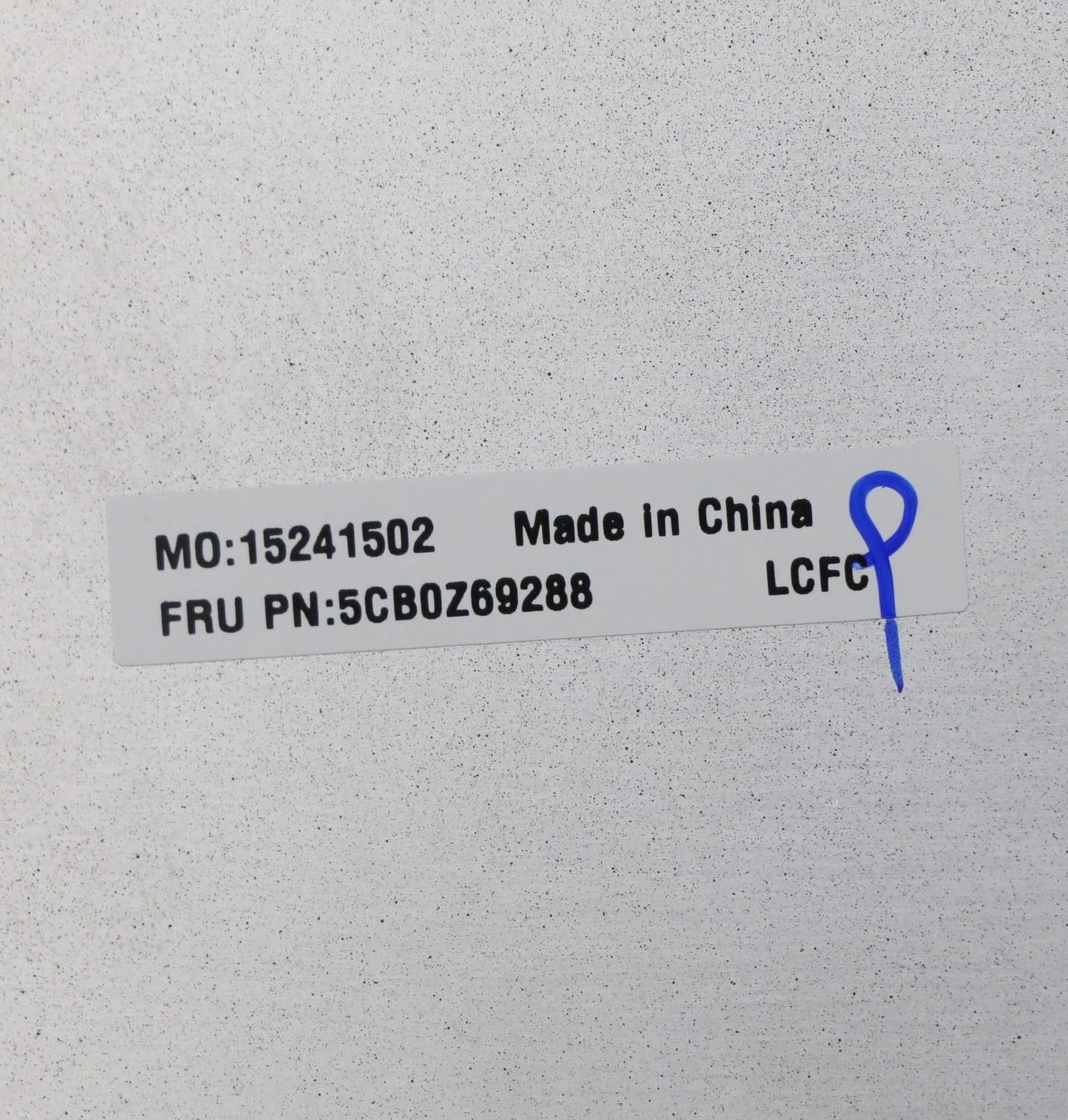 Lenovo Black Aluminum D-Cover with WLAN Assembly - 5CB0Z69288