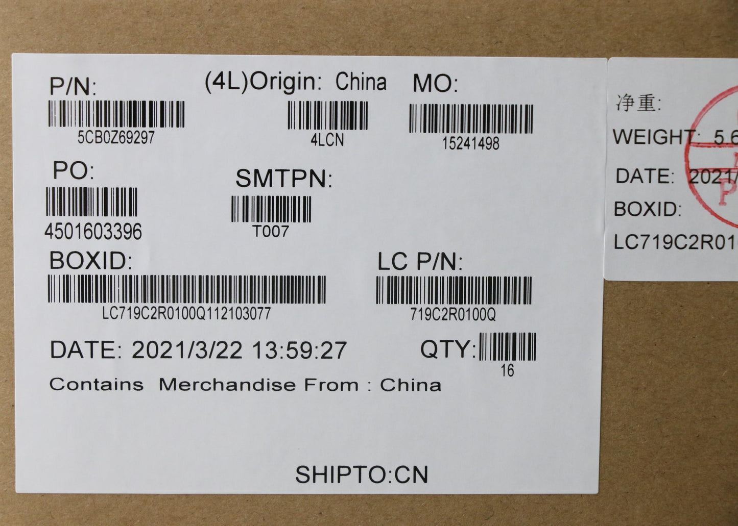 Lenovo A Cover Sub Assembly PPS TP - 5CB0Z69297