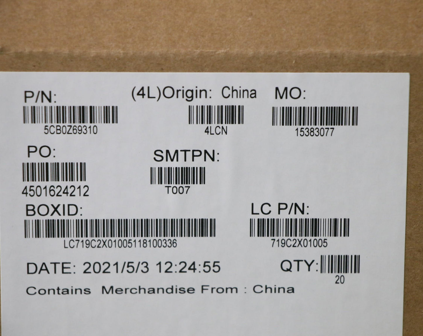 Lenovo Misc Internal - 5CB0Z69310
