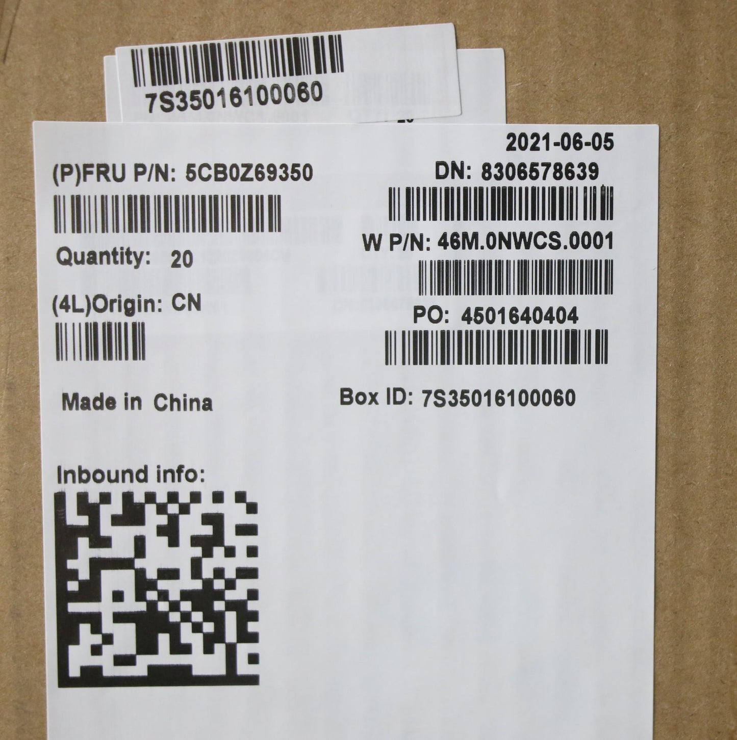 Lenovo Cover Cover A Cover Zhuchang L - 5CB0Z69350