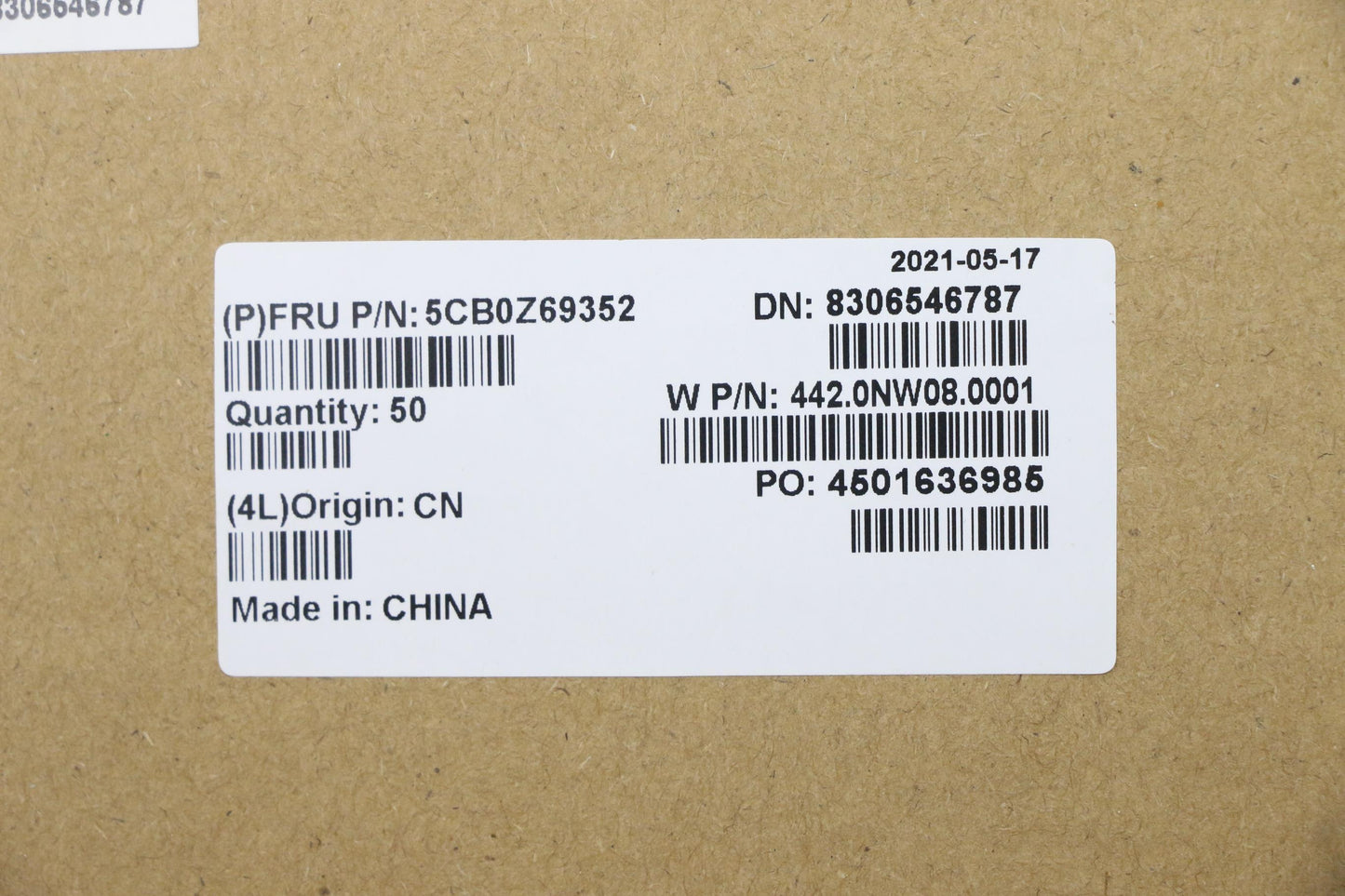Lenovo Cover Fru Cover Camera Privacy - 5CB0Z69352