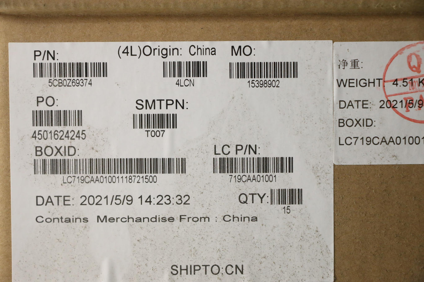 Lenovo Black D-Cover Assembly with WLAN Support - 5CB0Z69374