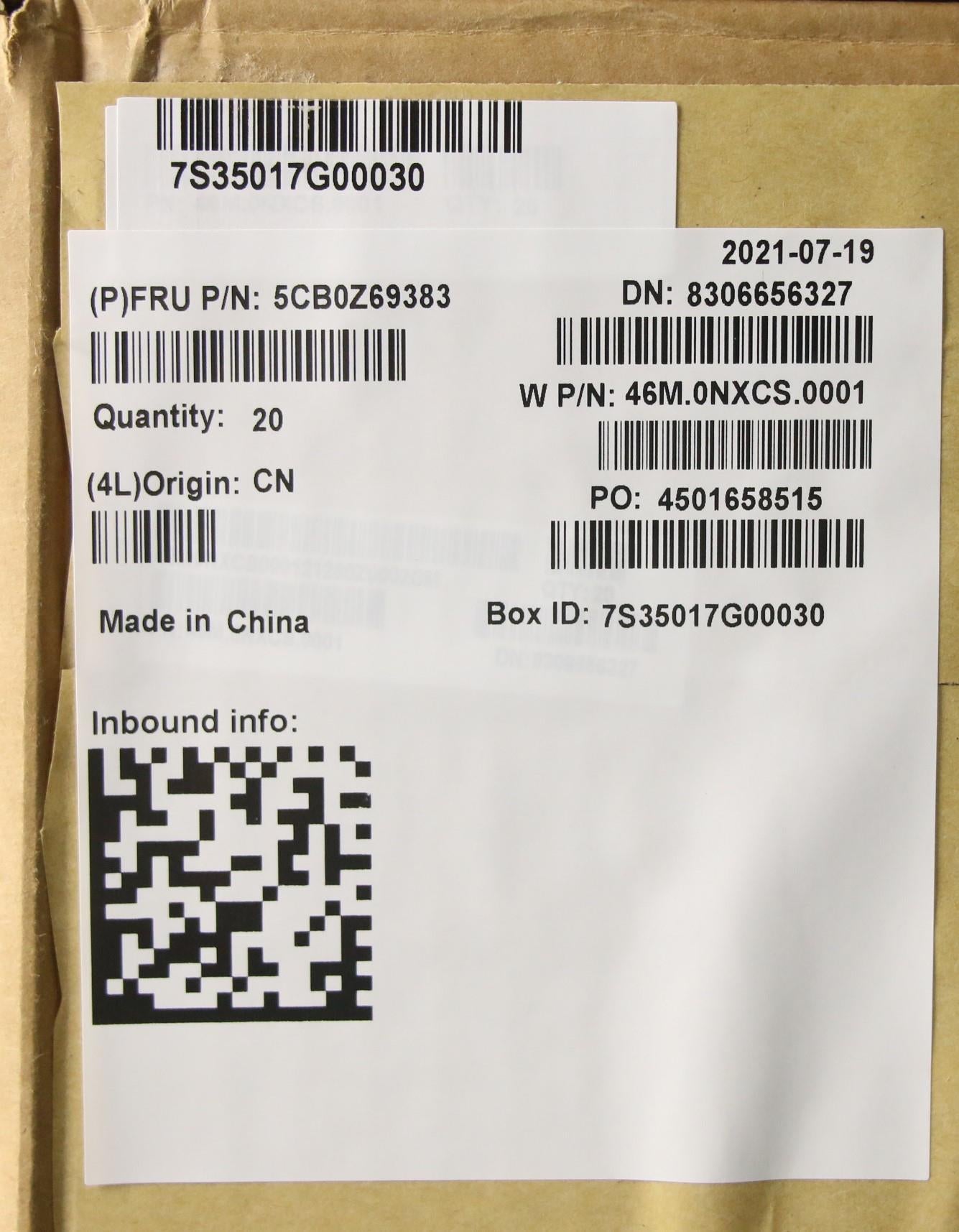 Lenovo A-Cover for 500wG3 with WLAN Antenna - 5CB0Z69383