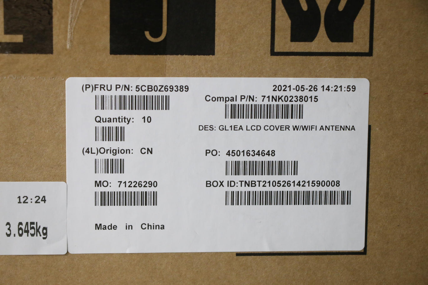 Lenovo A Cover for WIFI Module - 5CB0Z69389