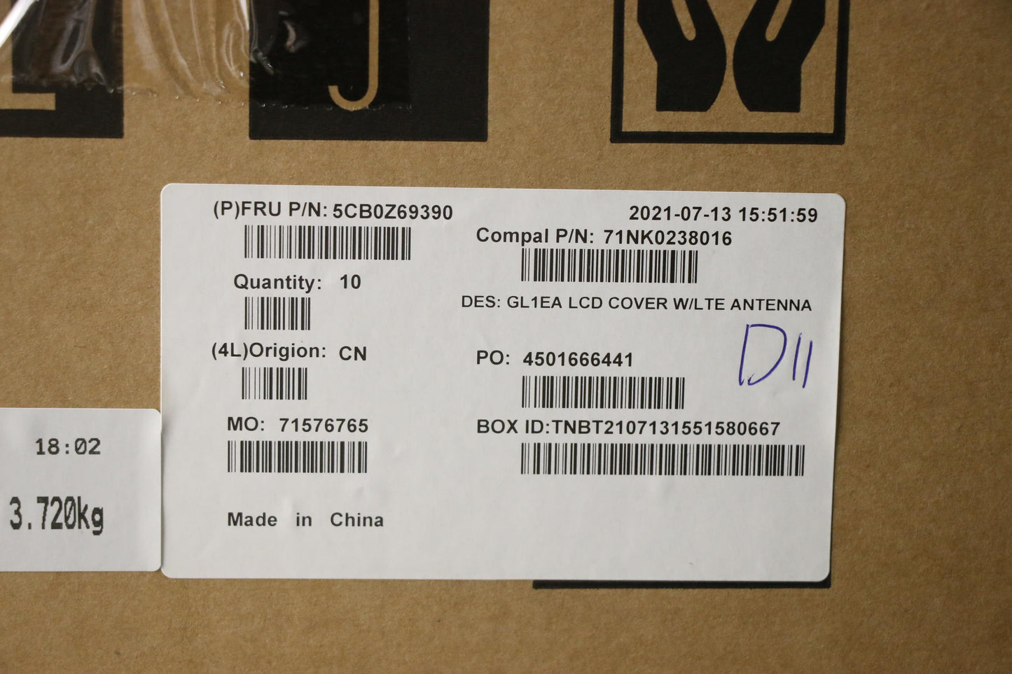 Lenovo Cover A, LTE - 5CB0Z69390