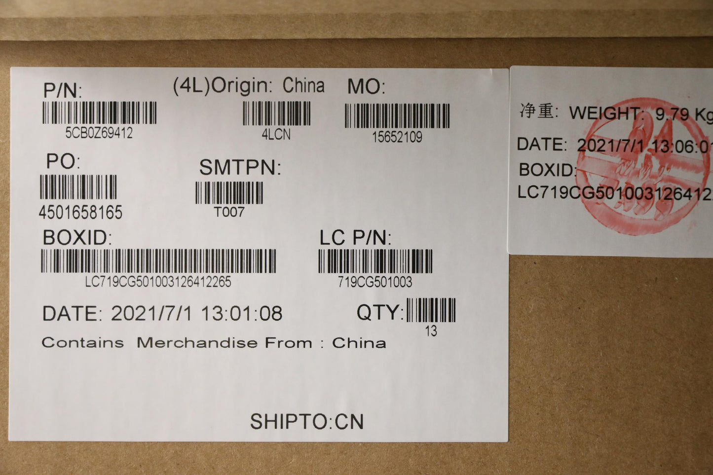 Lenovo Cover D_Cover_Dummy_Sim_Sub_As - 5CB0Z69412