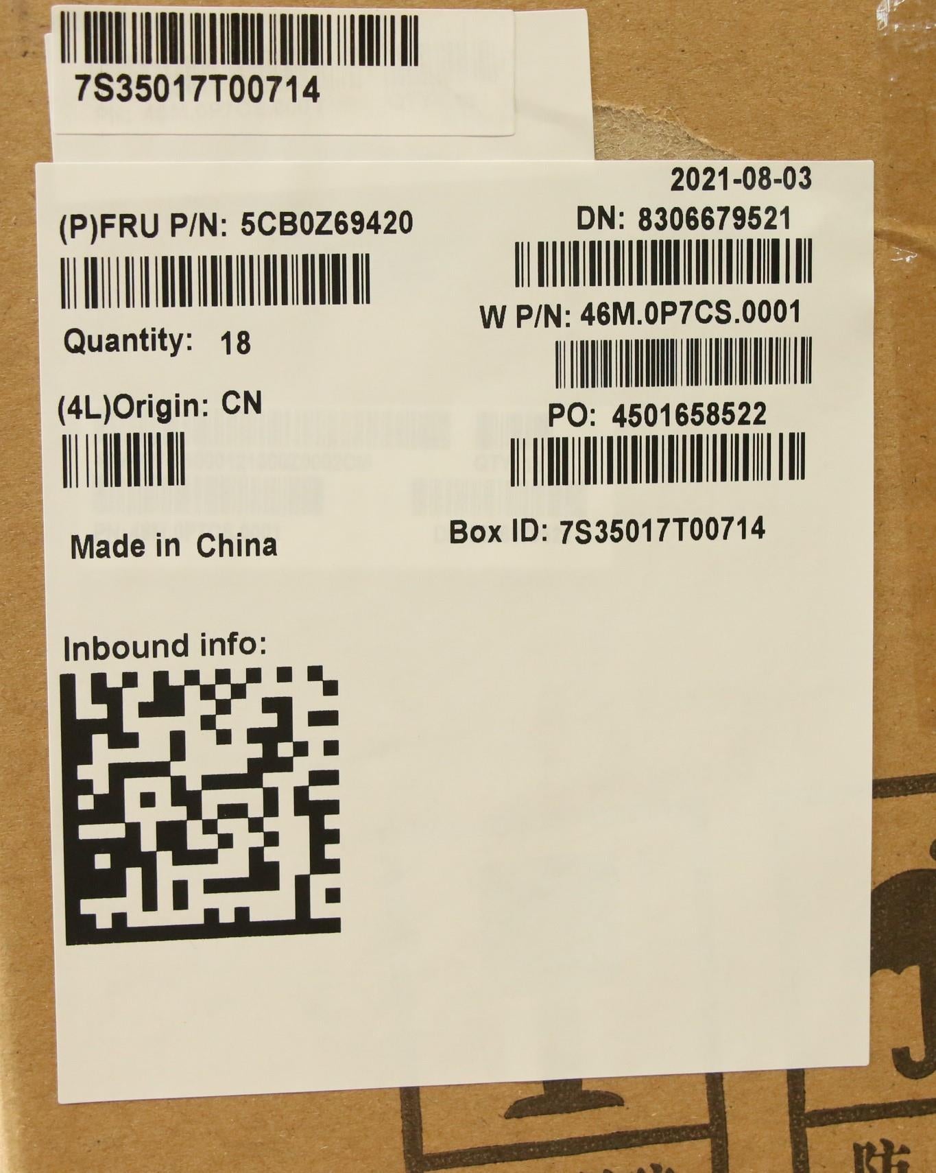 Lenovo Upper Case Cover with Y-Fingerprint Reader, Black, Ares2 Clamshell - 5CB0Z69420