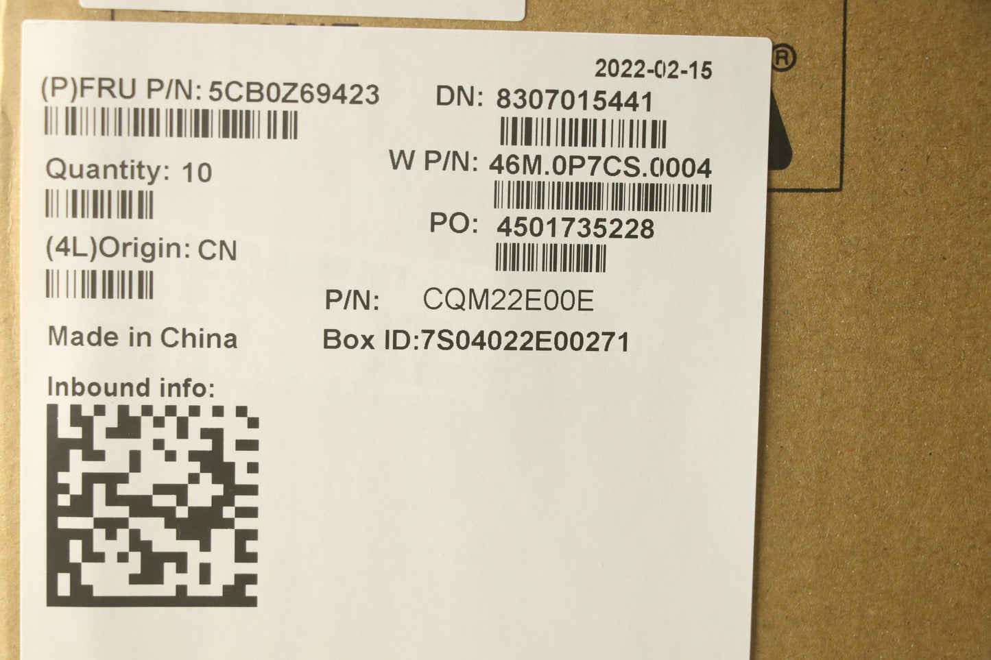 Lenovo Cover Fru Cover Ucase N-Fpr Sr - 5CB0Z69423
