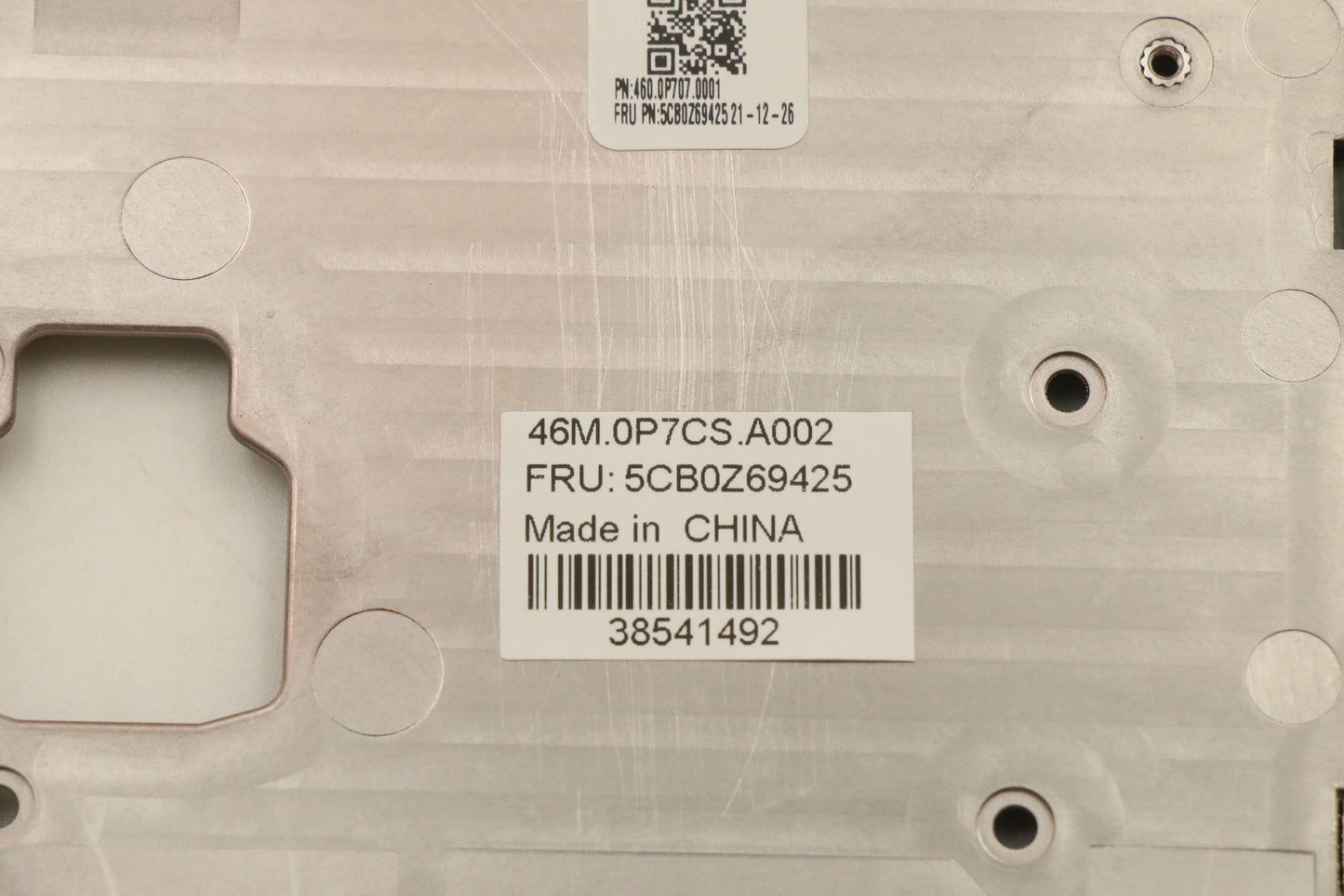Lenovo Cover Fru Ucase Y-Fpr N-Wfc Sr - 5CB0Z69425
