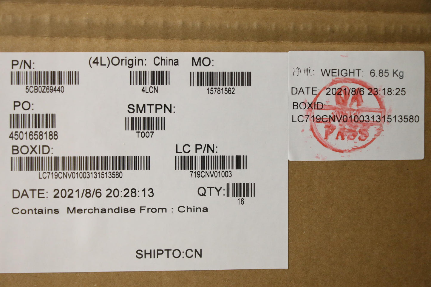 Lenovo Cover A_Cover_Sub_Assy - 5CB0Z69440