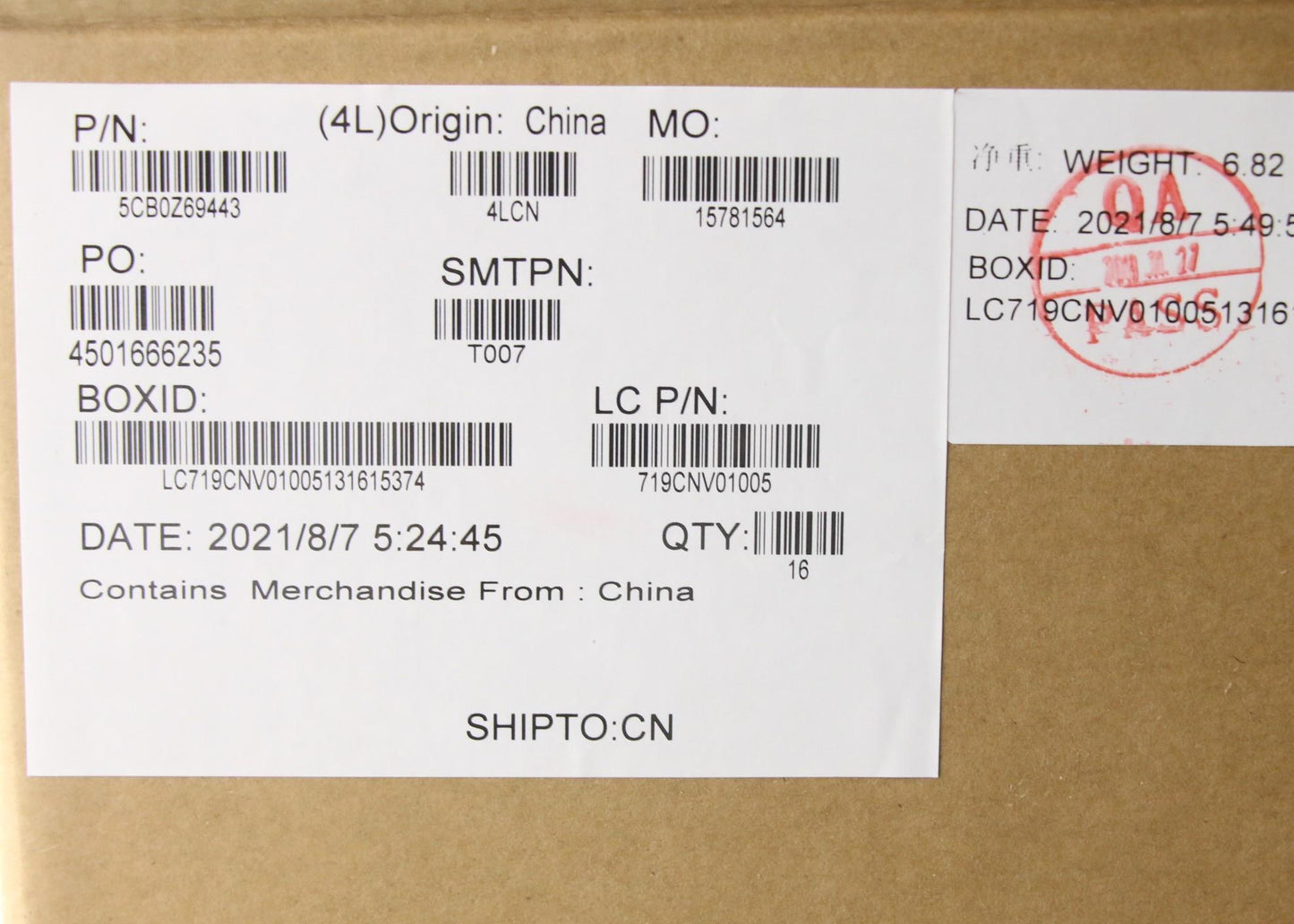 Lenovo Cover A_Cover_Uhd_Sub_Assy - 5CB0Z69443
