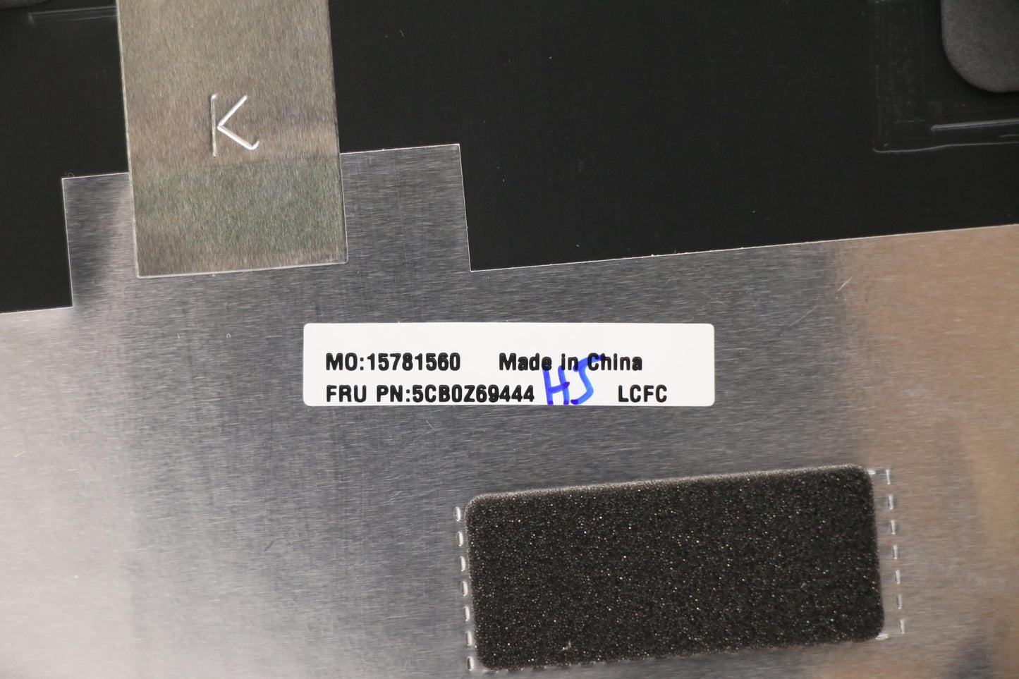 Lenovo Cover A_Cover_Ir_Uhd_Sub_Assy - 5CB0Z69444