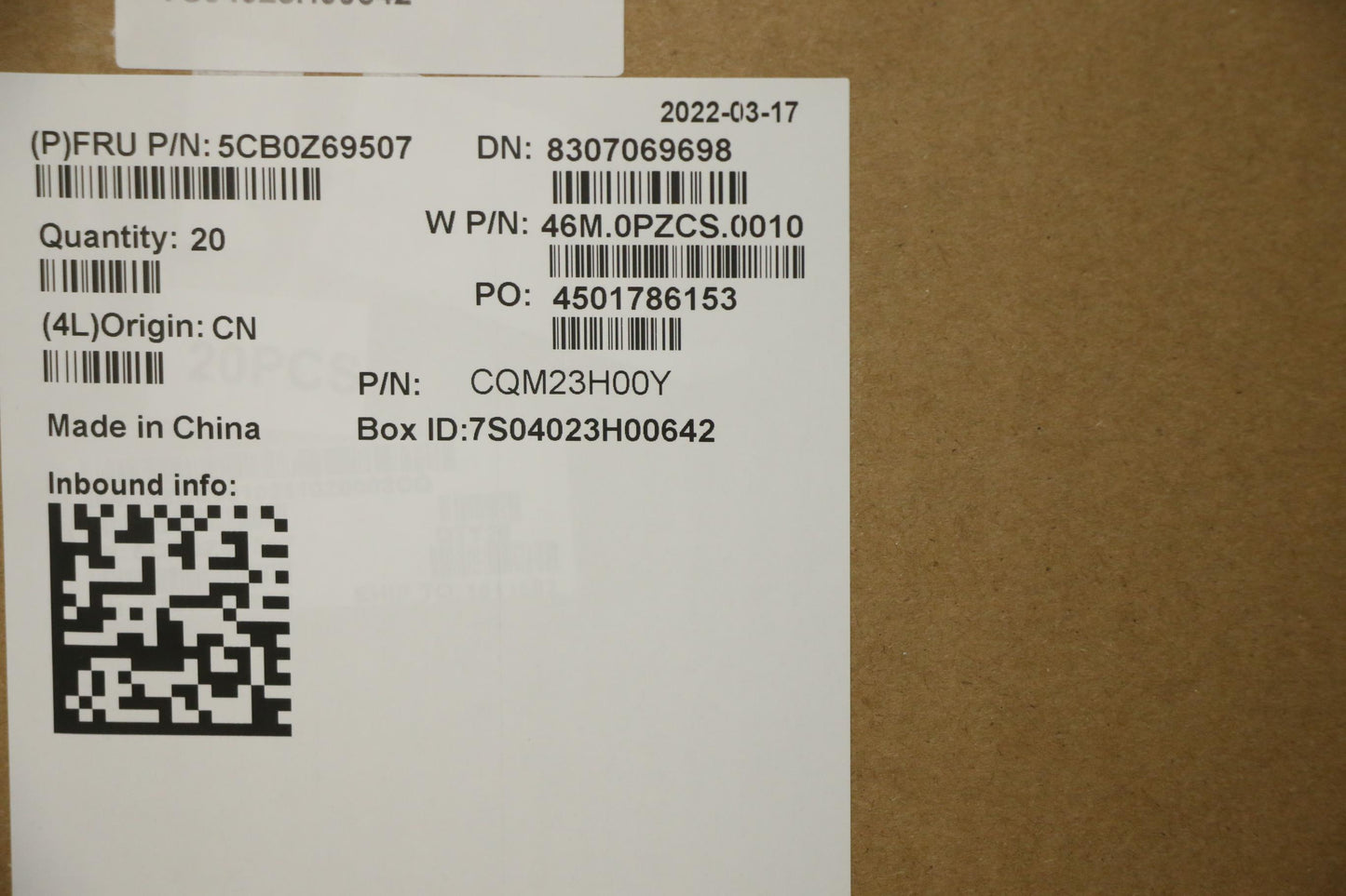 Lenovo D-Cover - 5CB0Z69507