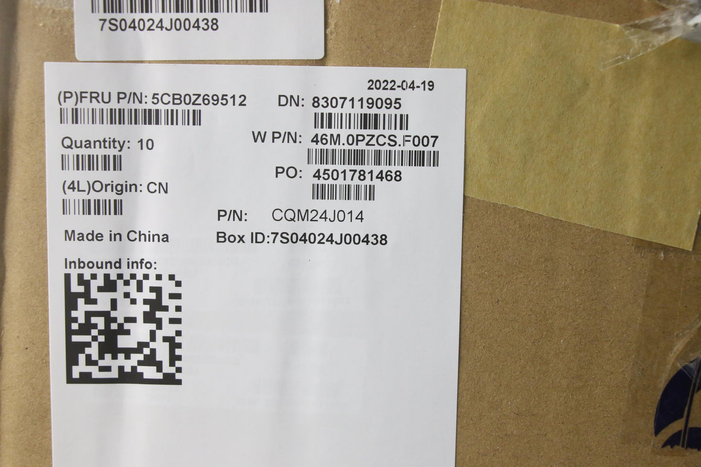 Lenovo C-Cover Assembly, Black, Talos - 5CB0Z69512