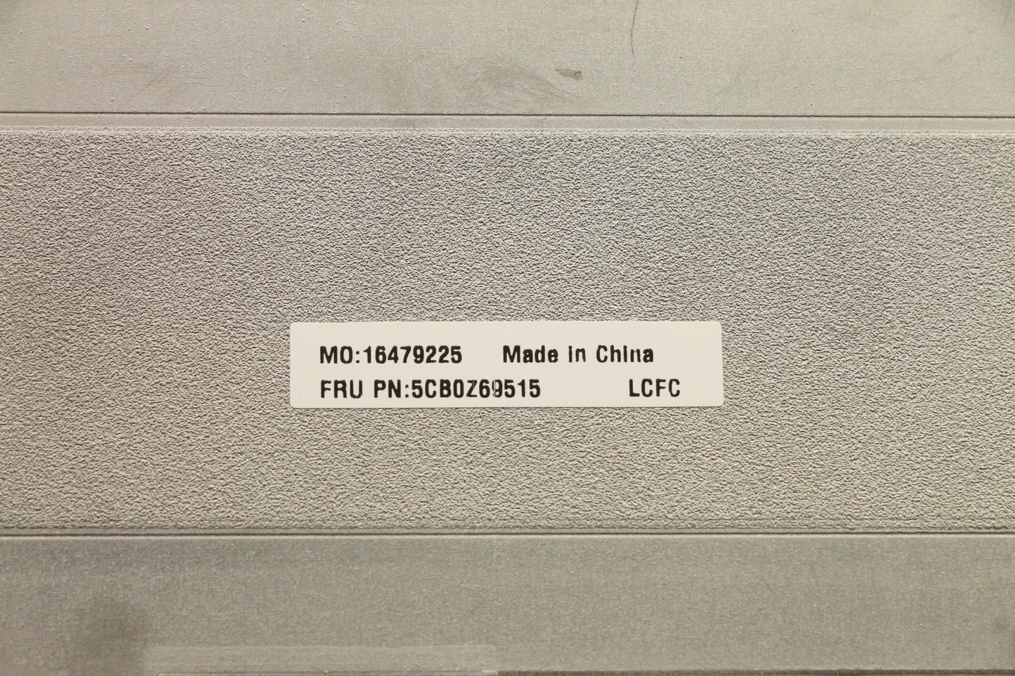 Lenovo Cover Fru Thor2.0_Dcover_Sub_A - 5CB0Z69515