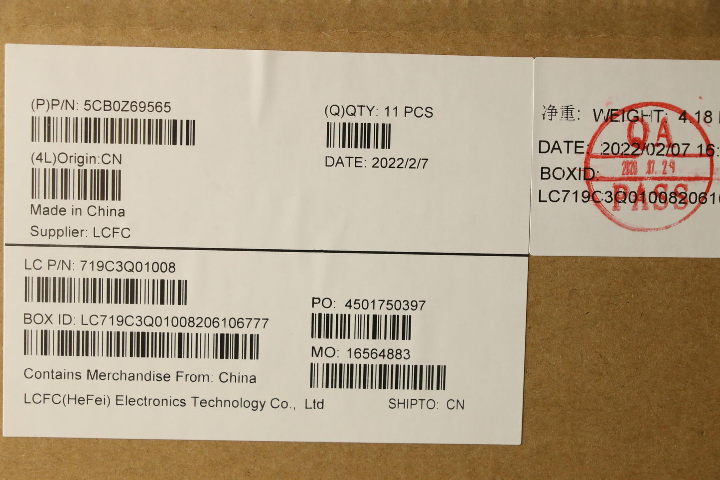 Lenovo Cover Fru P14S G2_D_Cov_Wwan_S - 5CB0Z69565